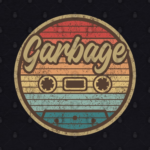 garbage cassette retro circle by penciltimes